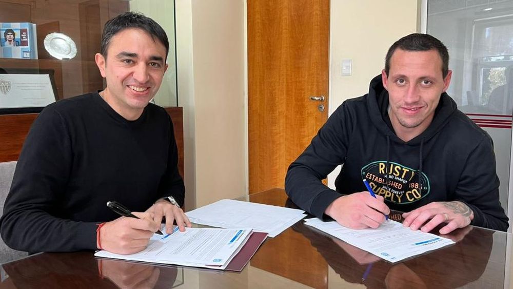 La firma de Cristian Lema.