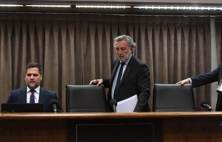 Los jueces Daniel Mazzini, Santiago Márquez y Gustavo Ramilo.