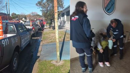 Bomberos, Emergencias Lomas, Defensa Civil y la Policía trabajaron en el lugar. Bomberos, Emergencias Lomas, Defensa Civil y la Policía trabajaron en el lugar.