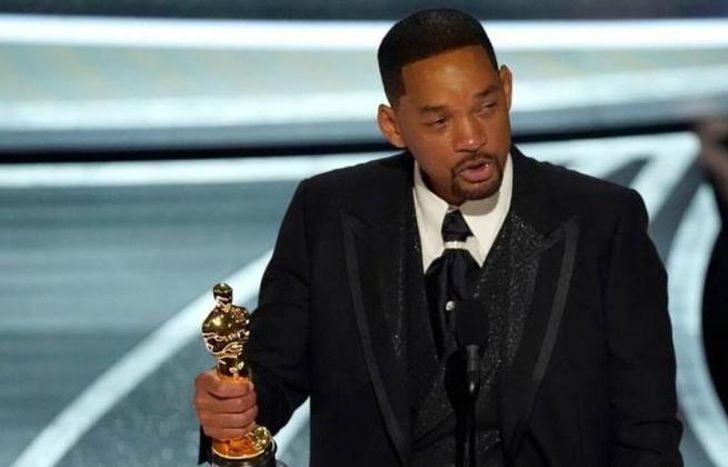 Will Smith, al recibir el primer Oscar de su carrera.