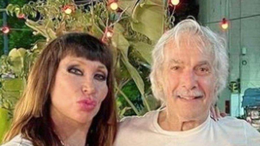 Moria Casán y el Pato  Galmarini, en plena luna de miel