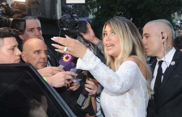 Wanda, en un evento.