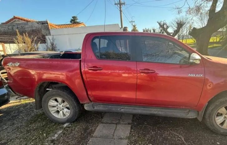 La camioneta robada en Lomas.