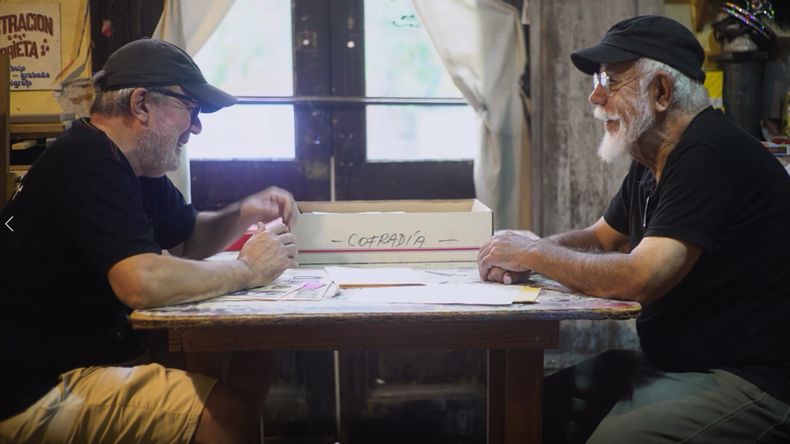 Junto al periodista Oscar Jalil, Rocambole abre su memoria. Junto al periodista Oscar Jalil, Rocambole abre su memoria.