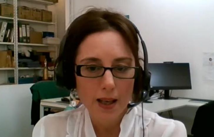 Sofía Egaña, perito del EAAF, habló este martes.