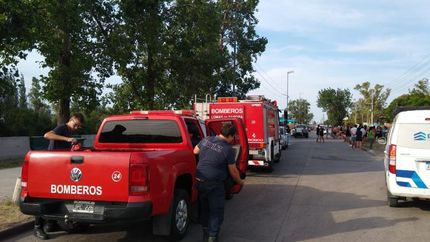Un amplio operativo fue desplegado en el lugar de la tragedia.