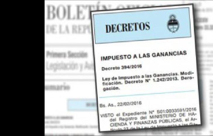 boletin oficial ganancias