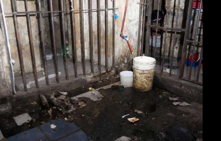 Las imágenes mostraron las condiciones extremas.