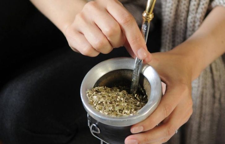El mate, clásico argentino.