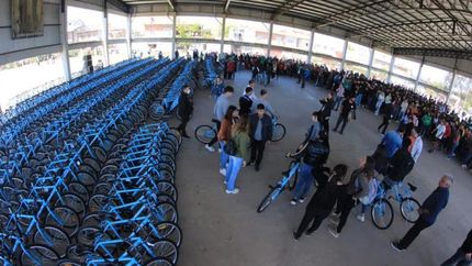 En Fiorito hubo un encuentro para seis escuelas.