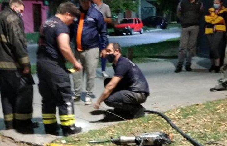 Llevaba dos o tres días en la alcantarilla.