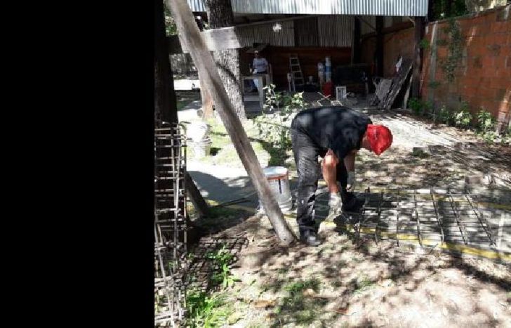 Aprovechan la etapa de verano para acelera la obra.