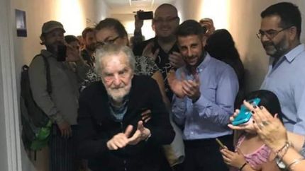 La emotiva jornada, con la presencia del gran Osvaldo Bayer.