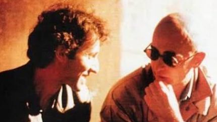 Skay Beilinson y El Indio Solari, hace años. Skay Beilinson y El Indio Solari, hace años.