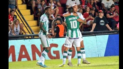 banfield gano en santa fe y se aleja de la zona roja del descenso