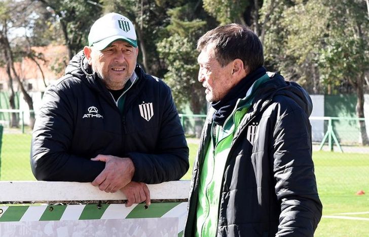 Falcioni trabaja en su nuevo Banfield para la Copa de la Liga.