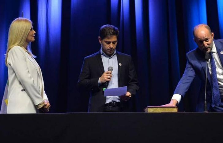 Nuevo desafío para Insaurralde, que fue ovacionado en el acto.