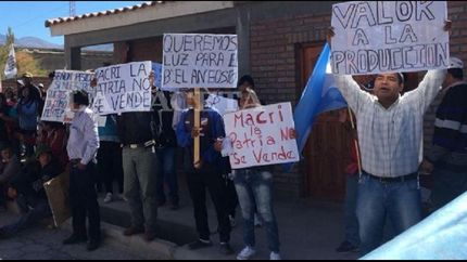 pueblos originarios repudian a macri