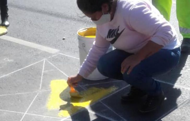 Lorena Rivero, la coordinadora de la campaña en Lomas.