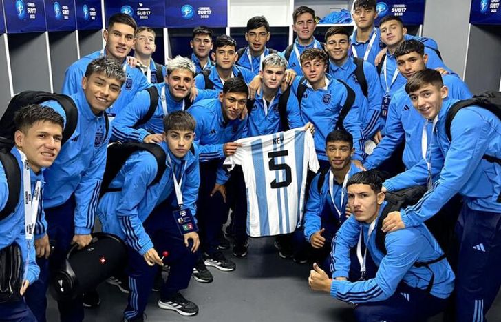 La Selección Argentina sub-17 ya trabaja con la mira al Mundial.