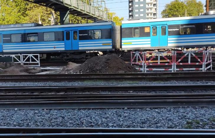 Continúa la obra del paso bajo nivel de Temperley.