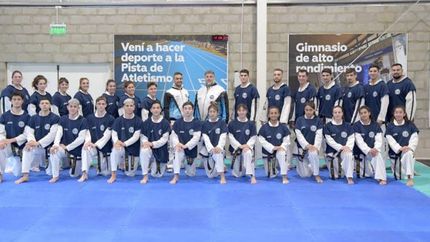 El Parque de Lomas fue una vez más sede del trabajo de la Selección Argentina.