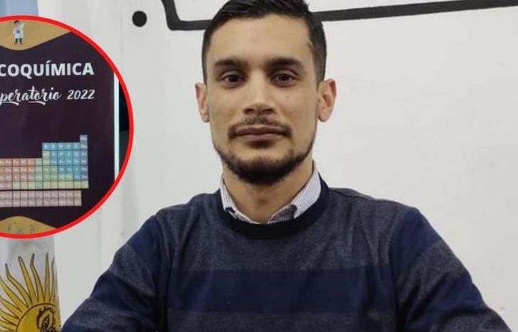 Cristian aseguró haber recibido el reconocimiento de sus alumnos por el examen.