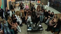 Todos los participantes en la casa de Gran Hermano.