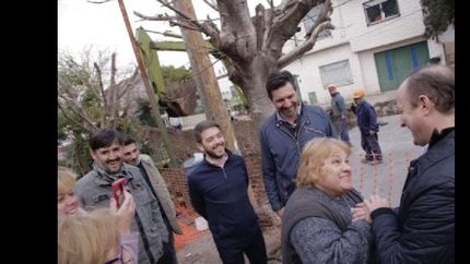 martín DIALOGÓ CON LOS VECINOS Y ESCUCHÓ SUS INQUIETUDES.