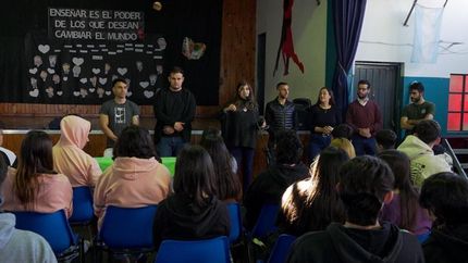 El programa Continuar llegó a la Secundaria Nº57 de Temperley Este.