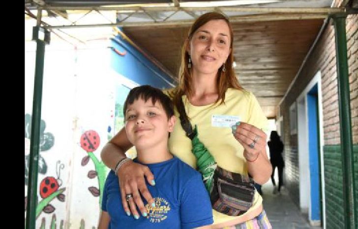 María Agustina y Valentino.