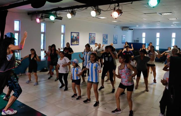 Zumba es una de las actividades con mayor convocatoria.
