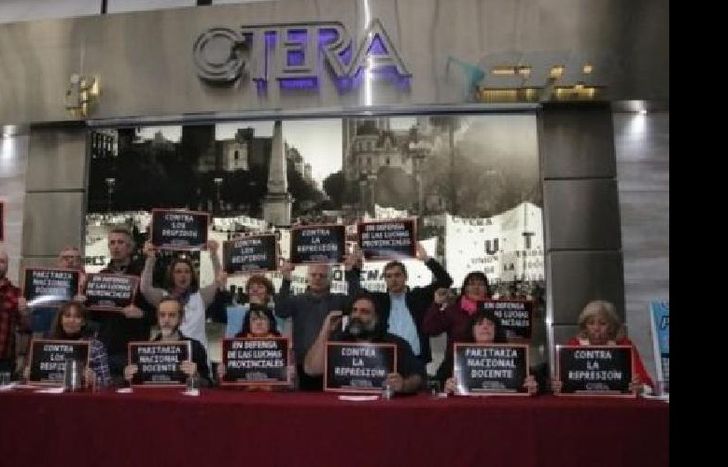 Estamos junto a nuestros compañeros de Chubut.