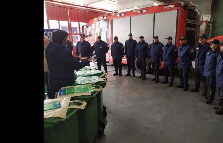 los bomberos se comprometieron a colaborar.