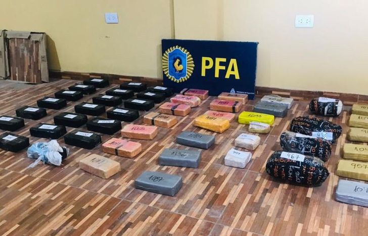 Imágenes de lo incautado.