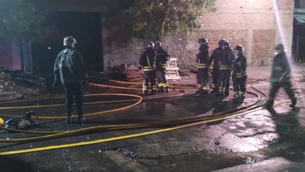 El incendio fue el viernes pasado.