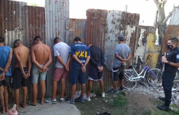 El búnker estaba a metros de la Feria de La Salada.