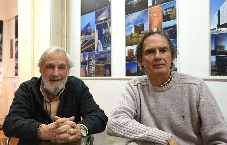 Gabriel y Máximo, dos arquitectos dispuestos a ayudar a los nuevos colegas.