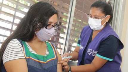 Hay 16.548 personas que tienen la primera dosis.