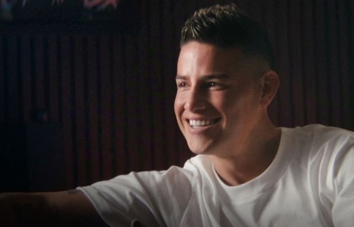James Rodríguez recordó su paso por Banfield en la serie de Netflix.