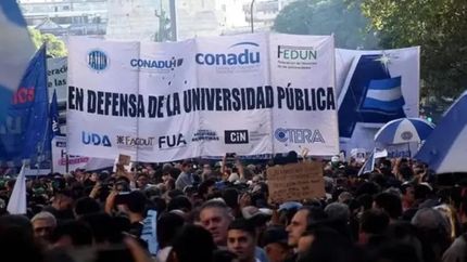 Repudio al desfinanciamiento por parte del Gobierno de Javier Milei.