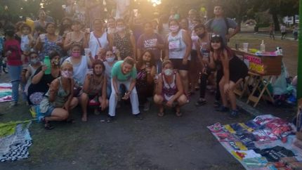 Parte de las personas que participan de las jornadas.