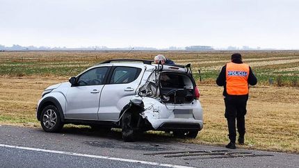dos vecinos de lomas chocaron en ruta 7: salieron ilesos
