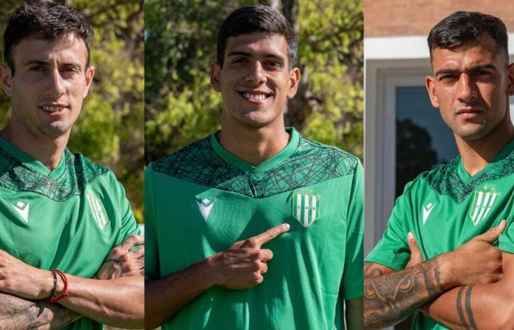 Los tres nuevos refuerzos de Banfield.