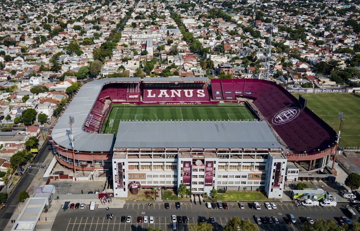 El estadio de Lanús, sede de la Liga de Naciones.