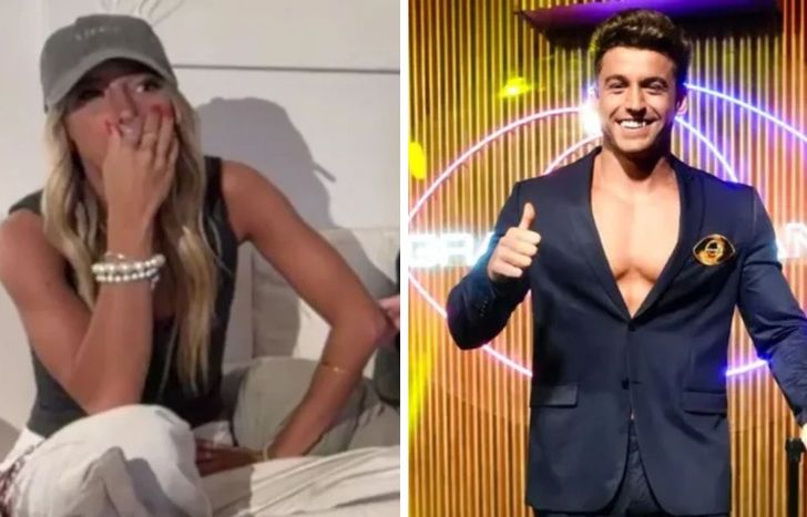 .Zoe Bogach y su exnovio.