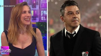 Alina habló de la estatua de Gallardo.