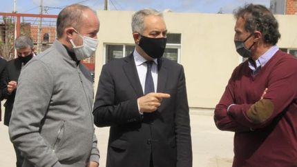Insaurralde, Alak y Katopodis supervisaron las obras.