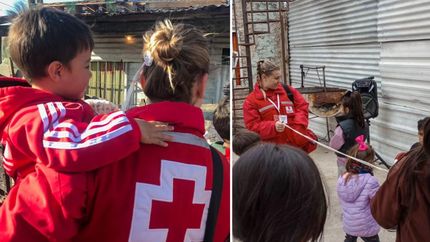 Ver la cara de alegría de los infantes o recibir el cariño de las personas es increíble, admitió Sofía.