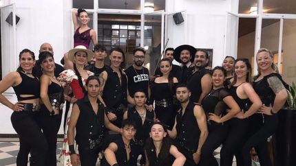 La Tropilla Malambo, en el Teatro.